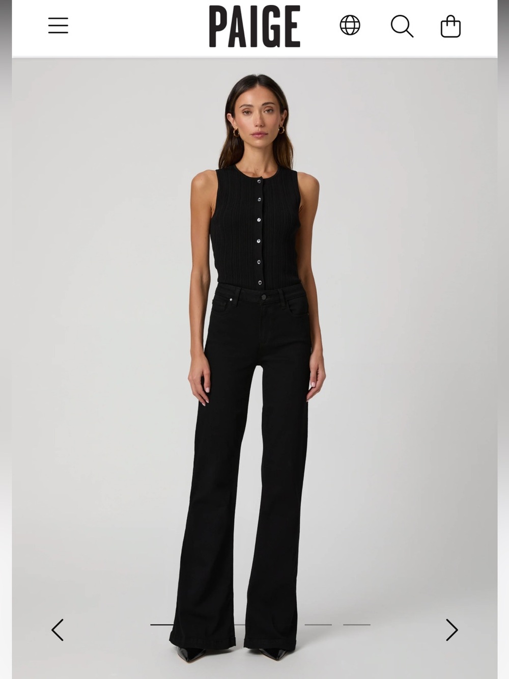PAIGE GENEVIEVE raw hem - 31 ($395 retail)